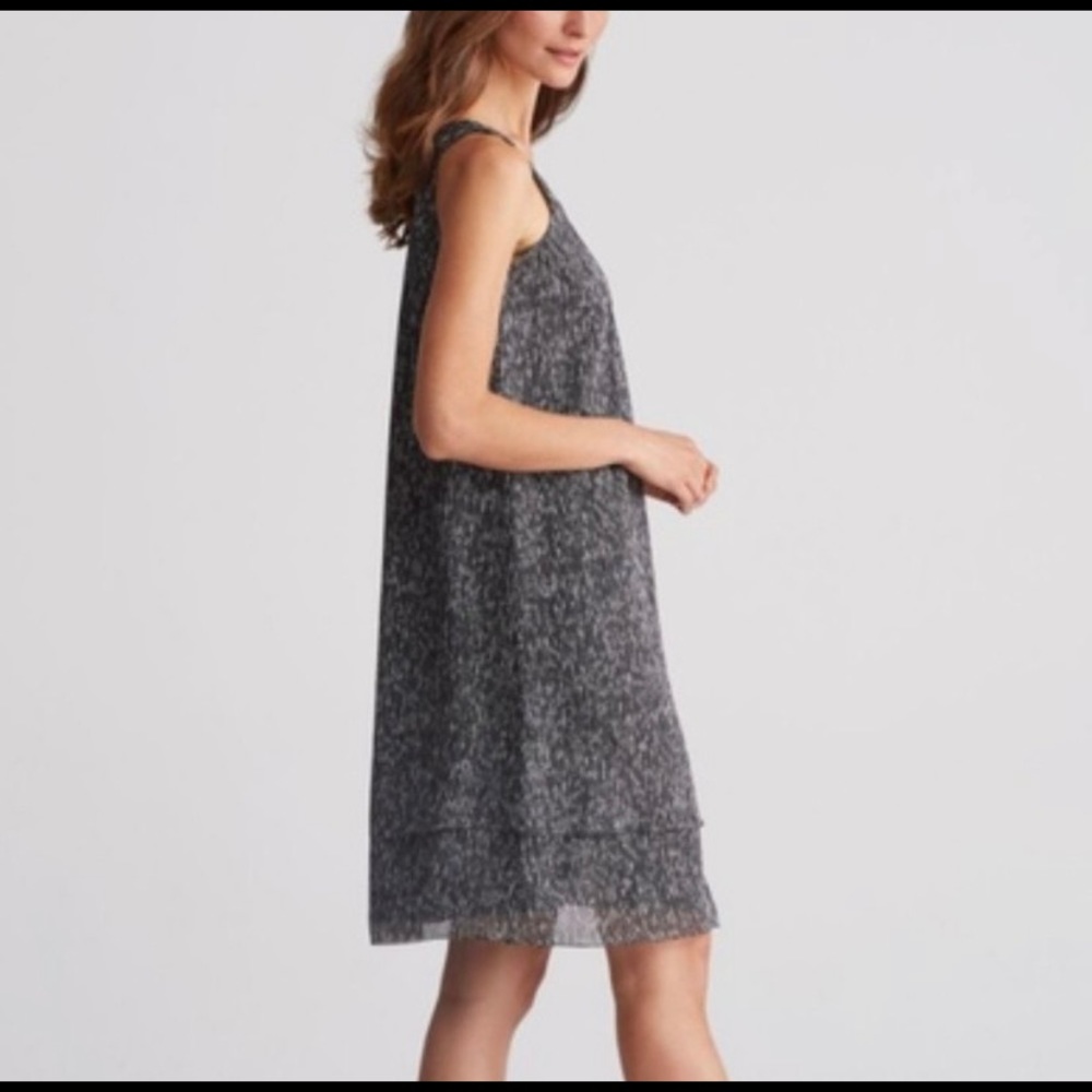 Eileen Fisher Elemental Crinkle Silk Dress
